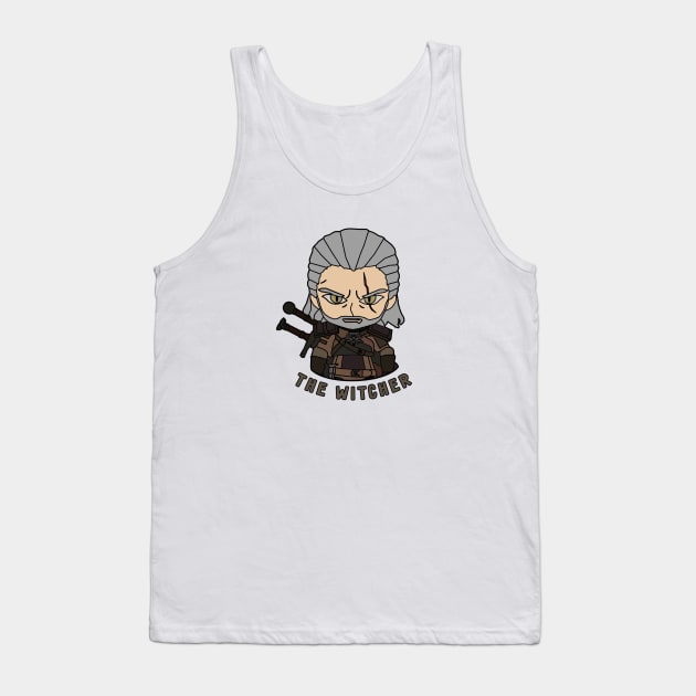 The witcher chibi Tank Top by Lolebomb